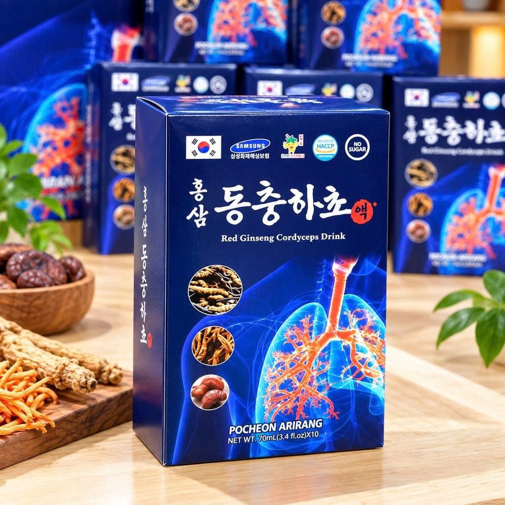 Nước Bổ Phổi Pocheon Hàn Quốc - 70ml X 30 Gói