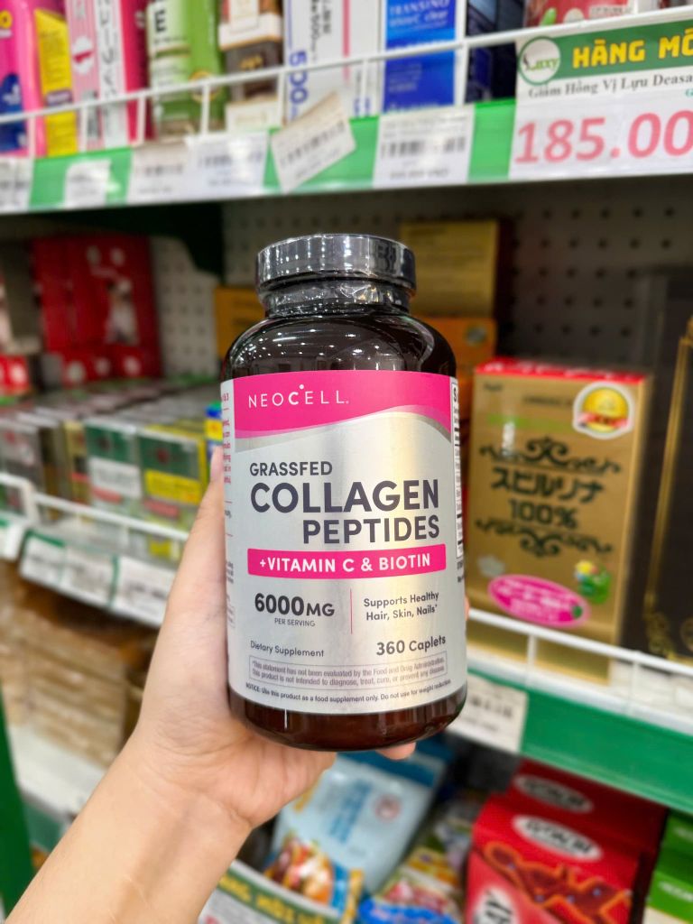 Super Collagen Type 1&3 Vitamin C Biotin NeoCell - 360 Viên