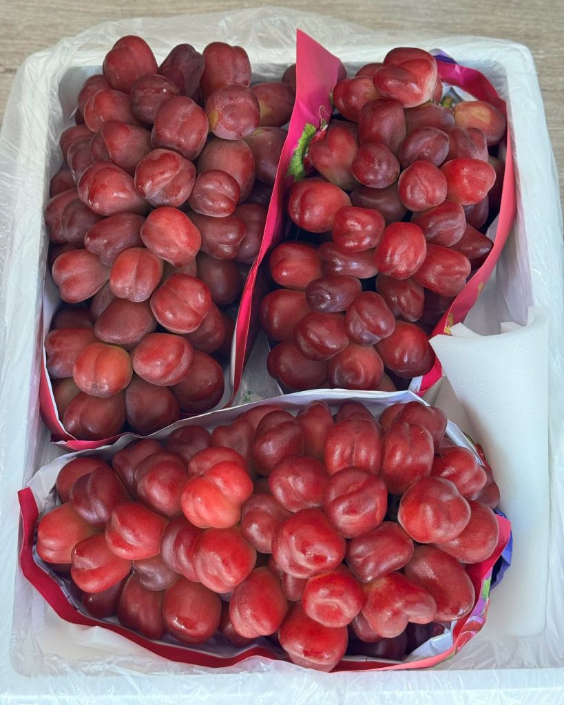 Nho Đỏ Ruby Trái Tim - kg