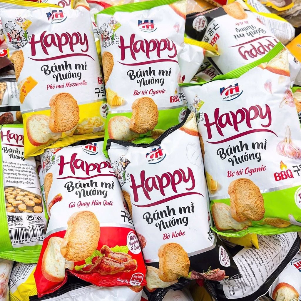Bánh Mì Nướng Happy - 50g