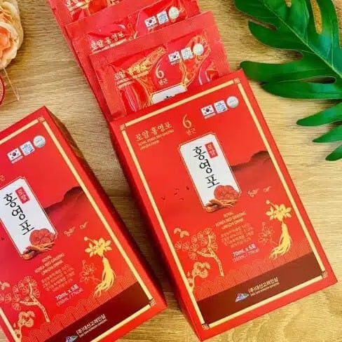 Nước Hồng Sâm Linh Chi Dae San - 70ml x 30 gói