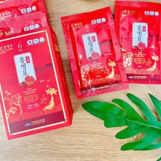 Nước Hồng Sâm Linh Chi Dae San - 70ml x 30 gói