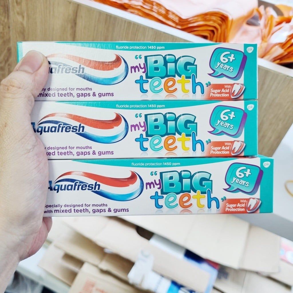 Kem Đánh Răng Aquafresh Trẻ Em 6 Tuổi+ - 50ML