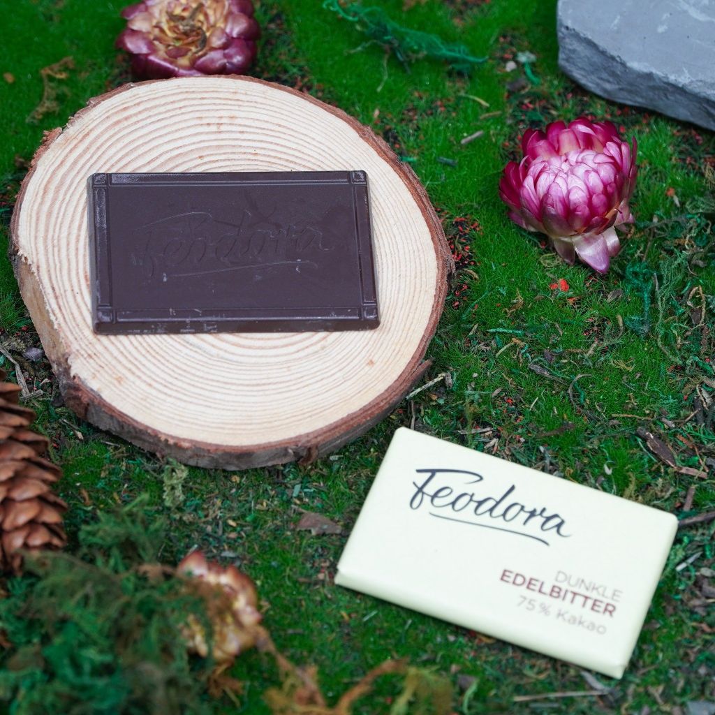 Socola Hộp Thiếc Feodora   60% & 75% Cacao Đức - 150G