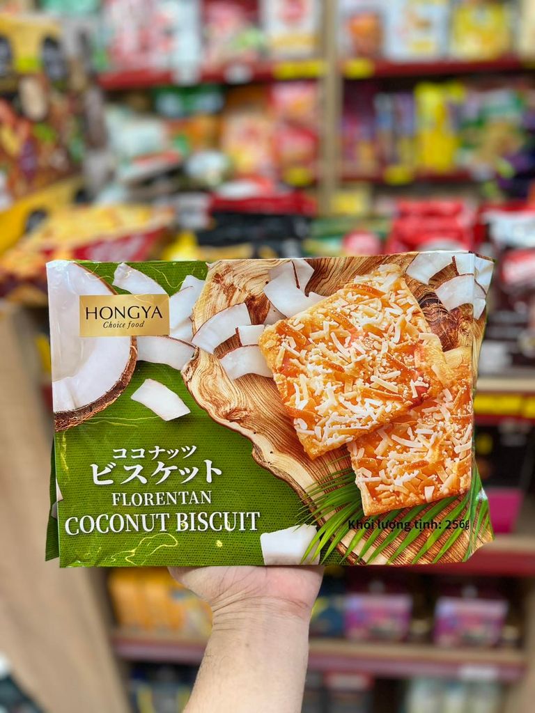 Bánh Quy Dừa Giòn Hongya - 256g
