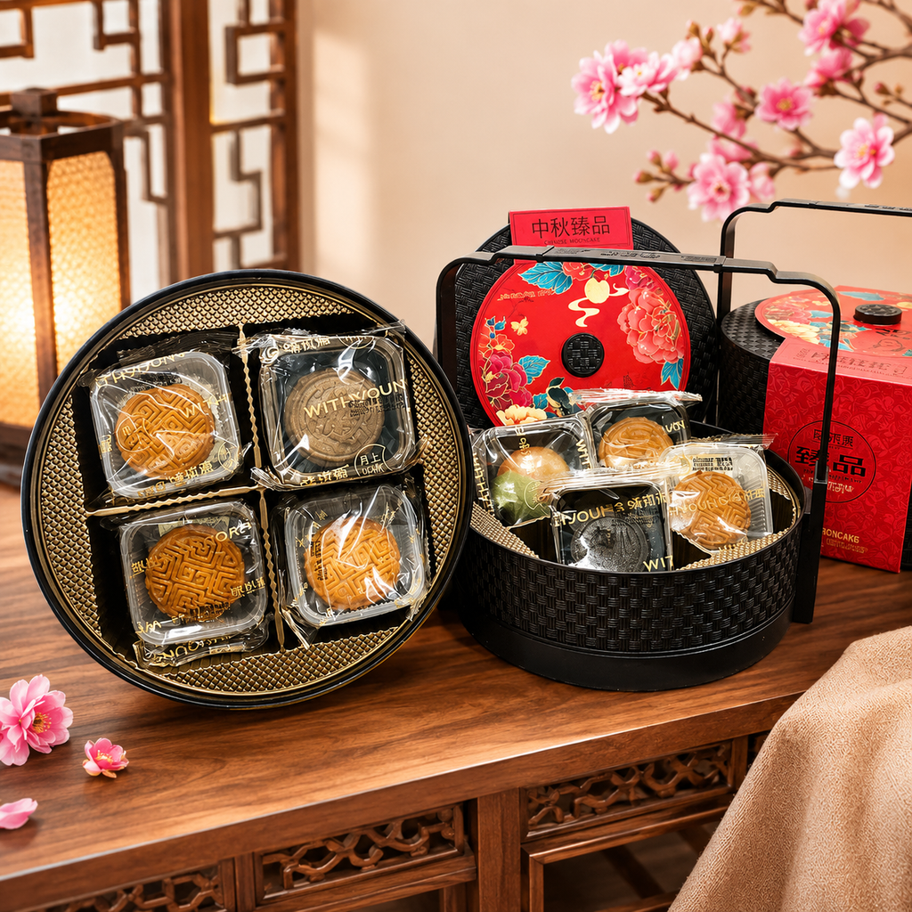 Xách Bánh Trung Thu Bát Vị Yue Xiang Jia Li - 388g