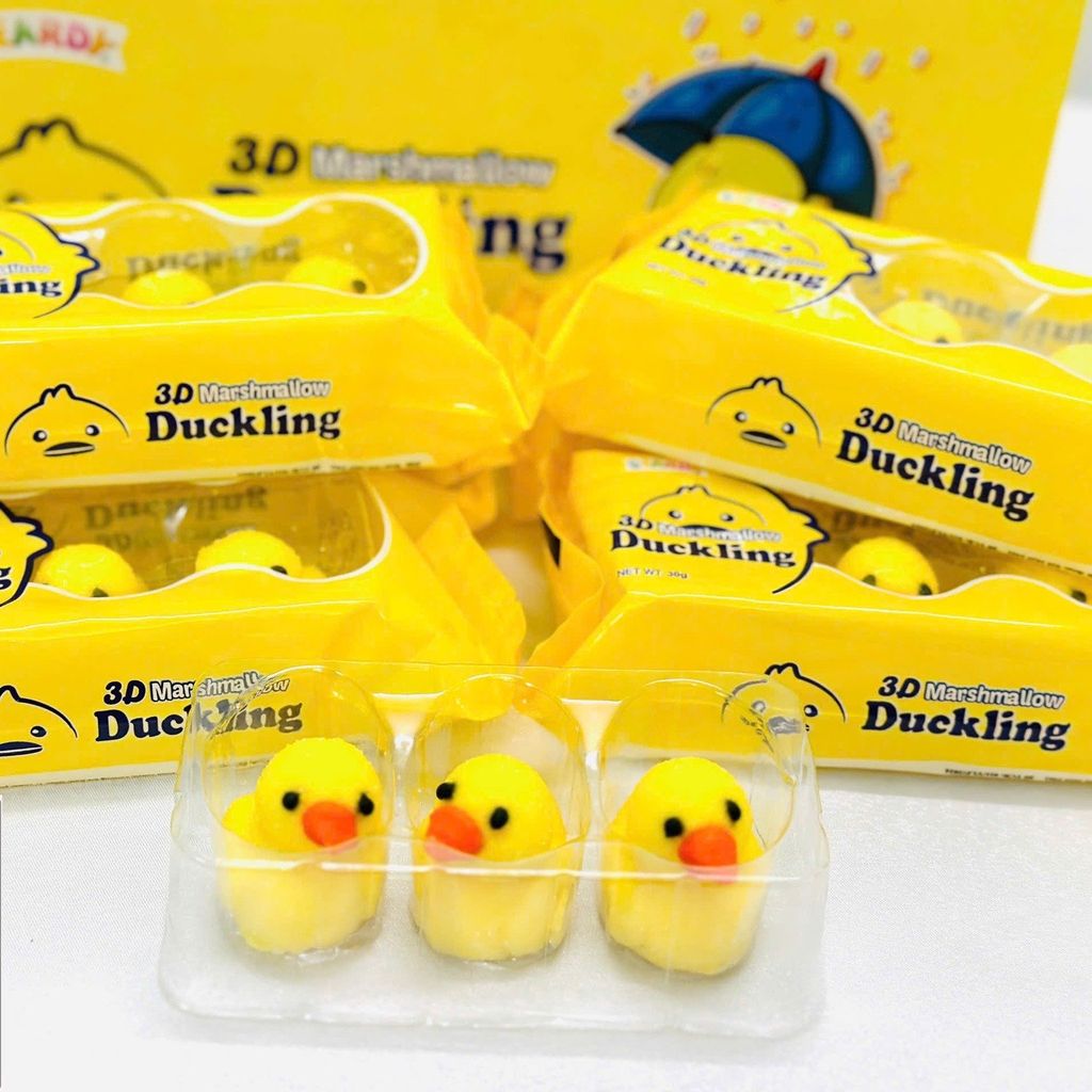Kẹo Dẻo Marshmallow Hình Con Vịt 3D Beardy – 30g