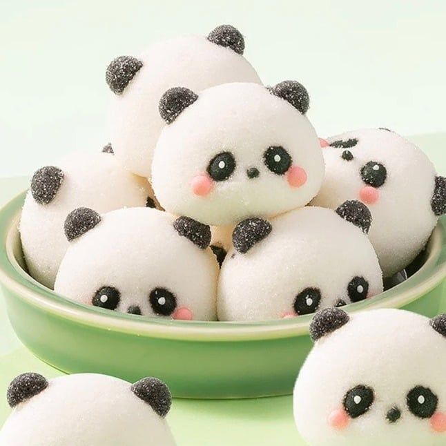 Kẹo Dẻo Marshmallow Hình Gấu Trúc 3D Beardy – 30g