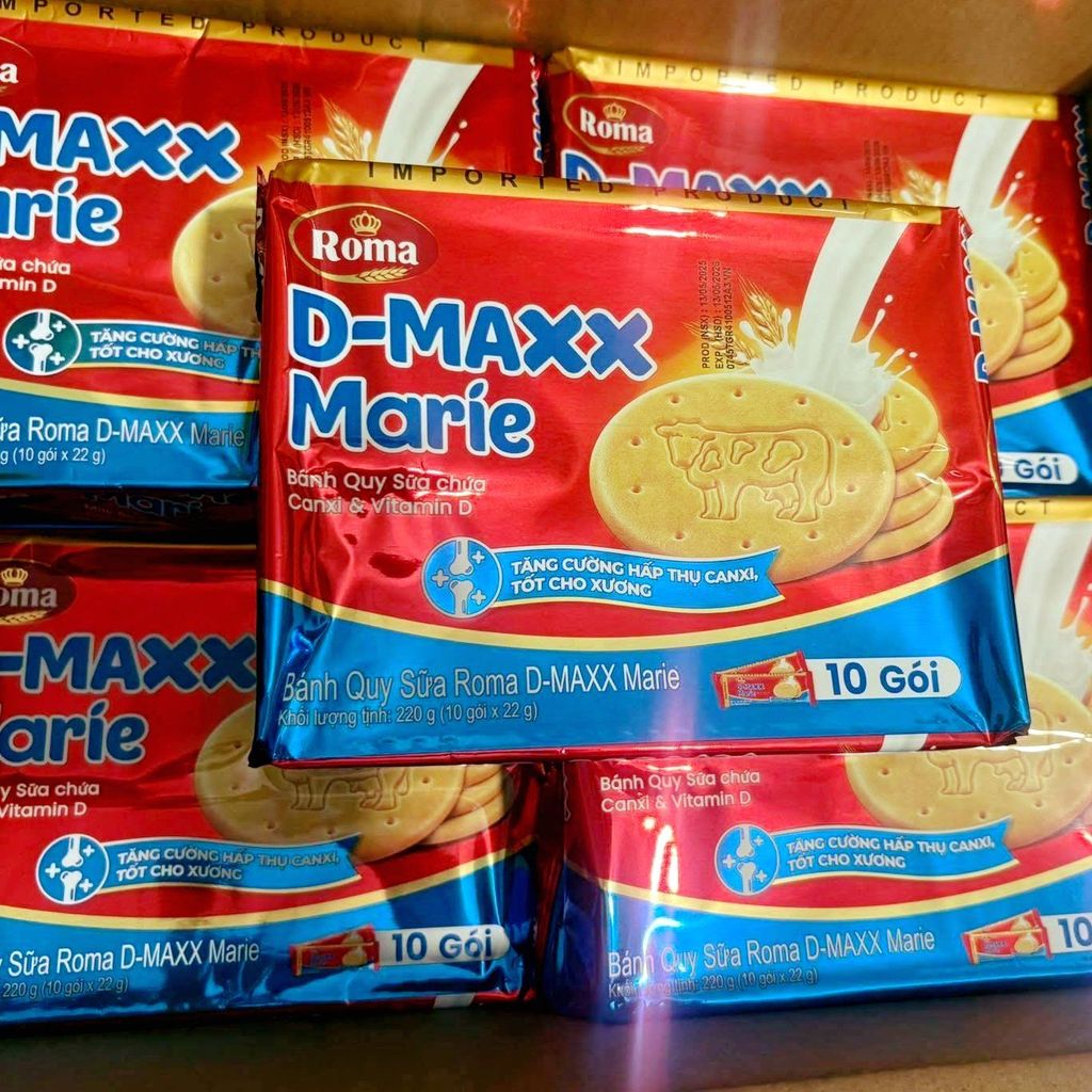 Bánh Quy Sữa Roma DMaxx Marie - 220g