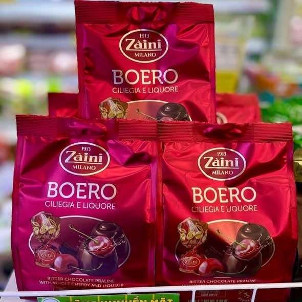 Socola Nhân Cherry Zaini Boero - Gói 187g