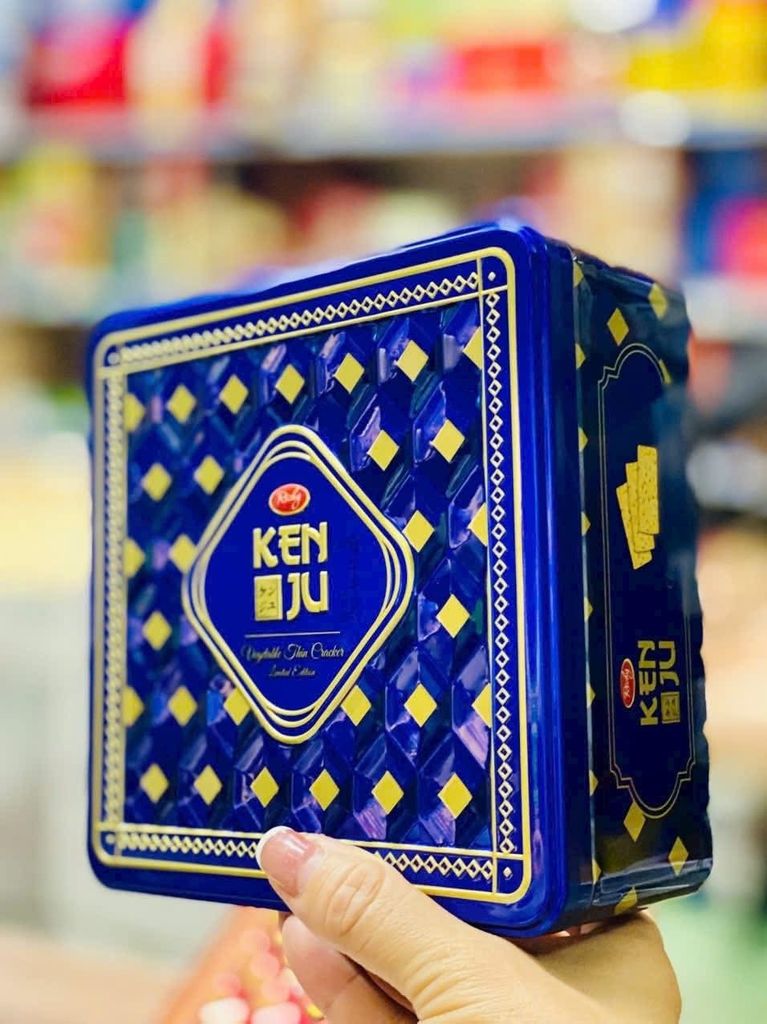 Bánh Quy Hộp Thiếc Kim Cương Kenju – 182g
