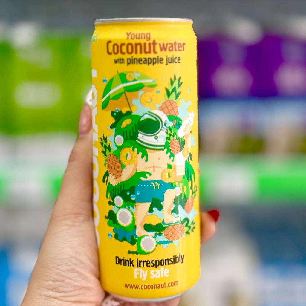Lon Nước Dừa Dứa GoHigher! Coconaut - 320ml