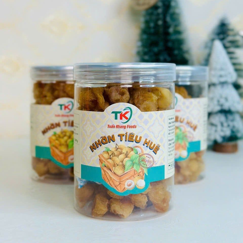 Nhãn Tiêu Huế Sấy Dẻo Tuấn Khang - 250g