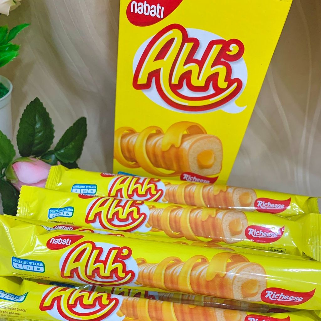 Bánh Xốp Nabati Richeese Ahh Vị Phô Mai – 90gram