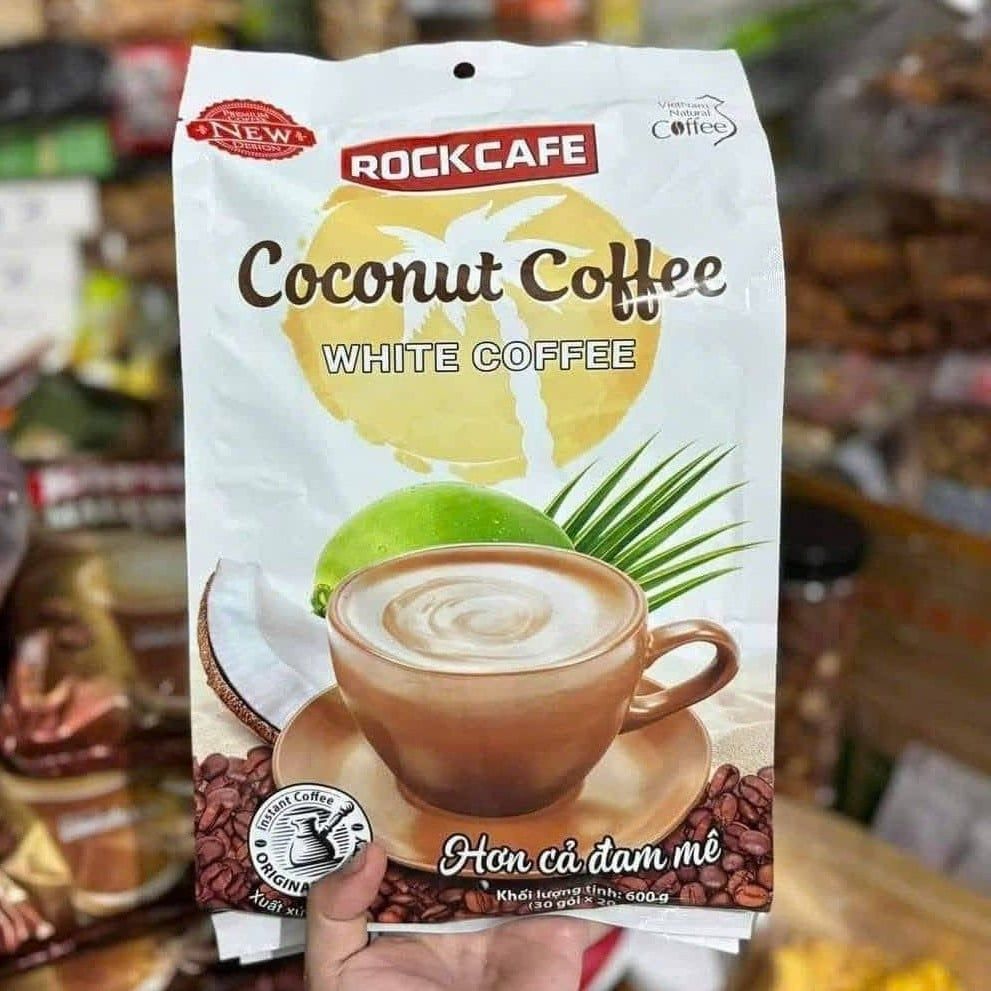Cà Phê Dừa White Coffee Rockcafe – 600g