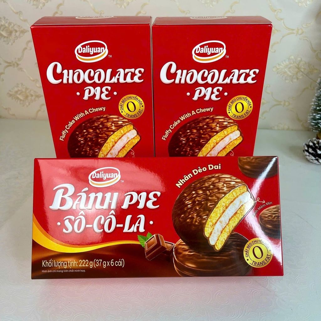 Bánh Pie Socola Dailiyuan - Hộp 222g