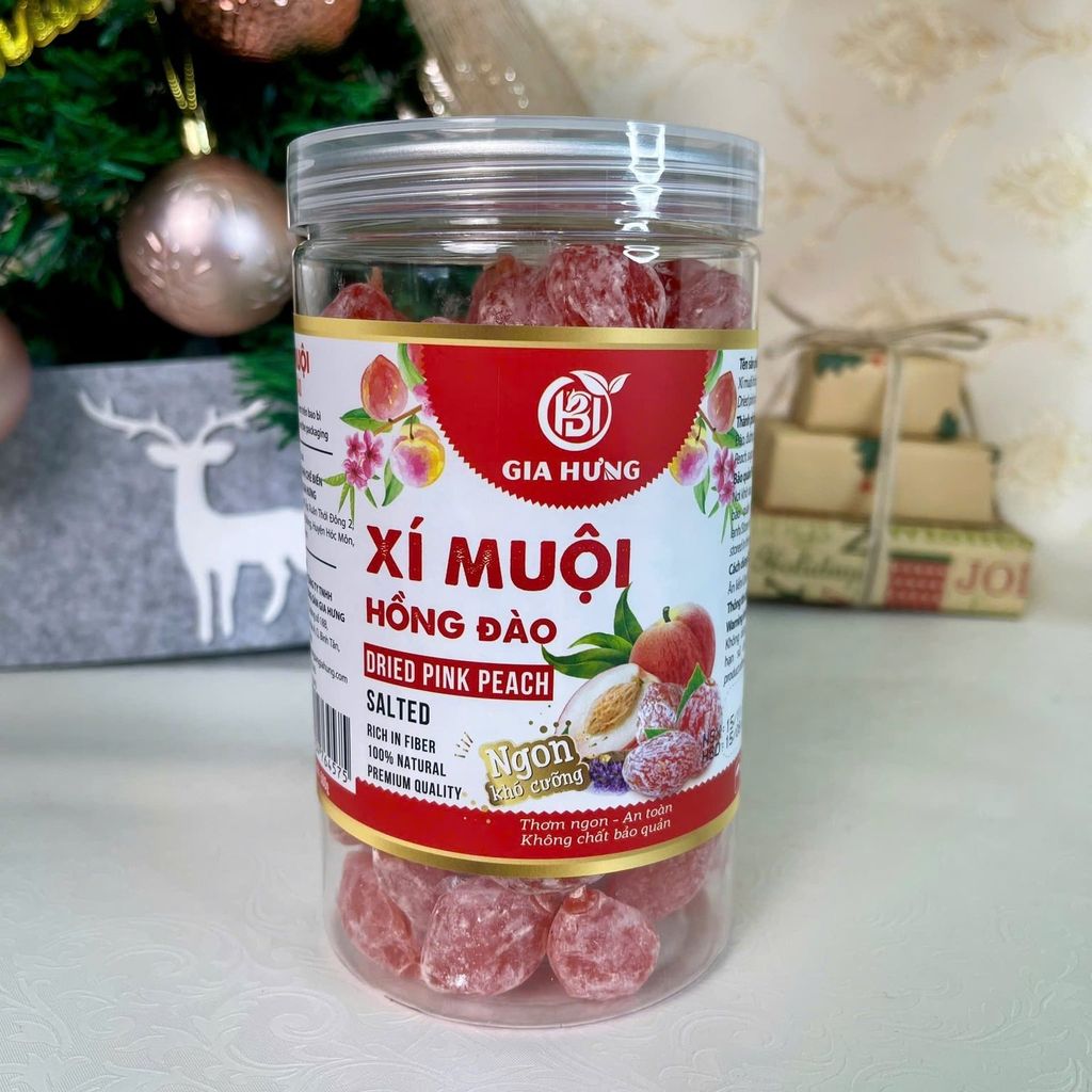 Xí Muội Hồng Đào Gia Hưng – 500g