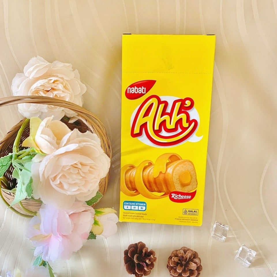 Bánh Xốp Nabati Richeese Ahh Vị Phô Mai – 90gram