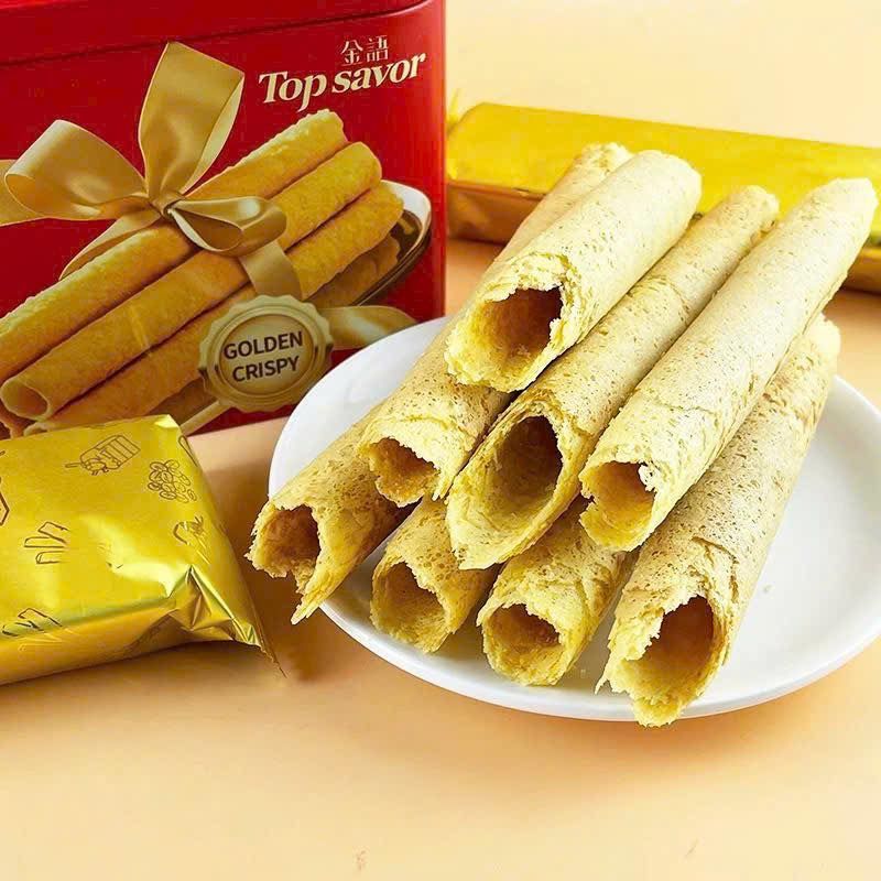 Bánh Trứng Cuộn Đài Loan Top Savor – 208g