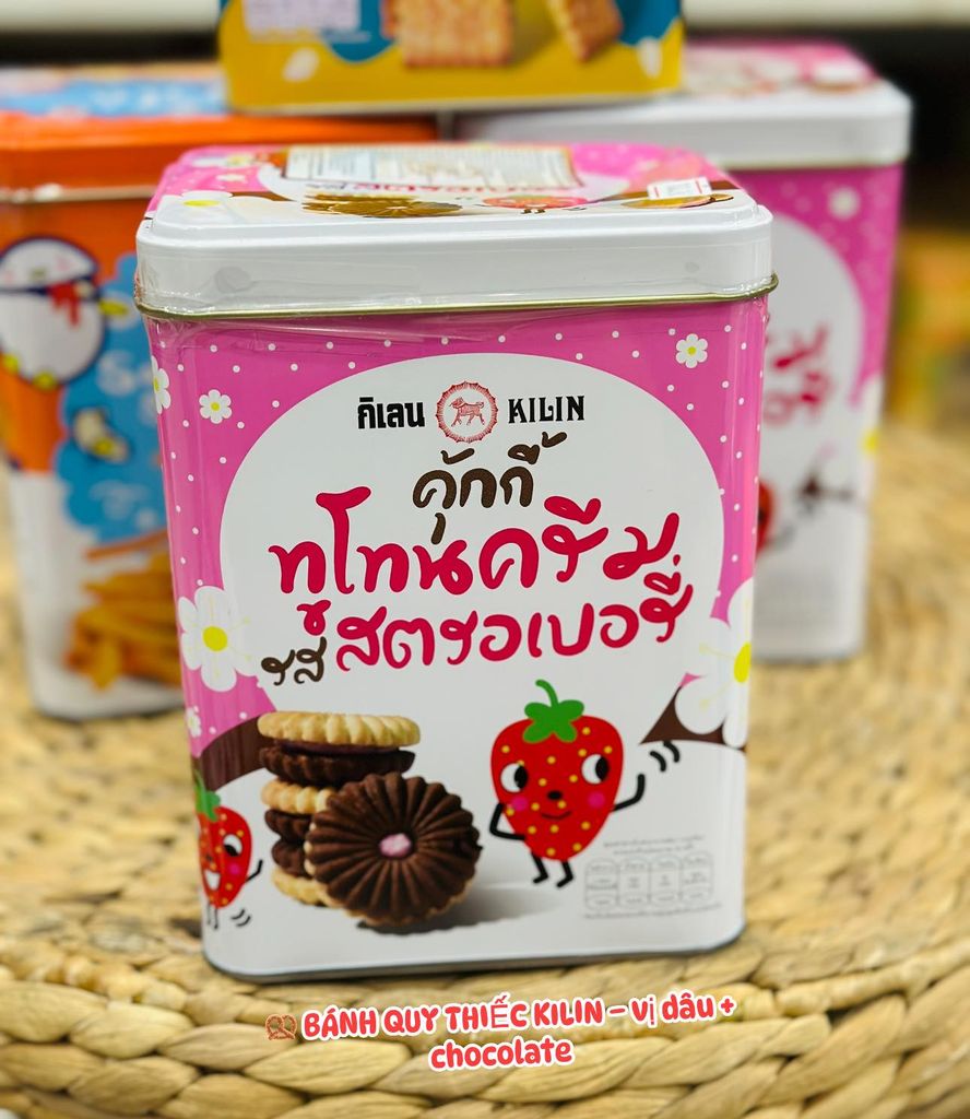Bánh Quy Vị Dâu KILIN Thái Lan – 400g