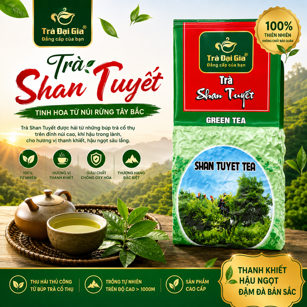 Trà Shan Tuyết Đặc Biệt Đại Gia Trà - 100g