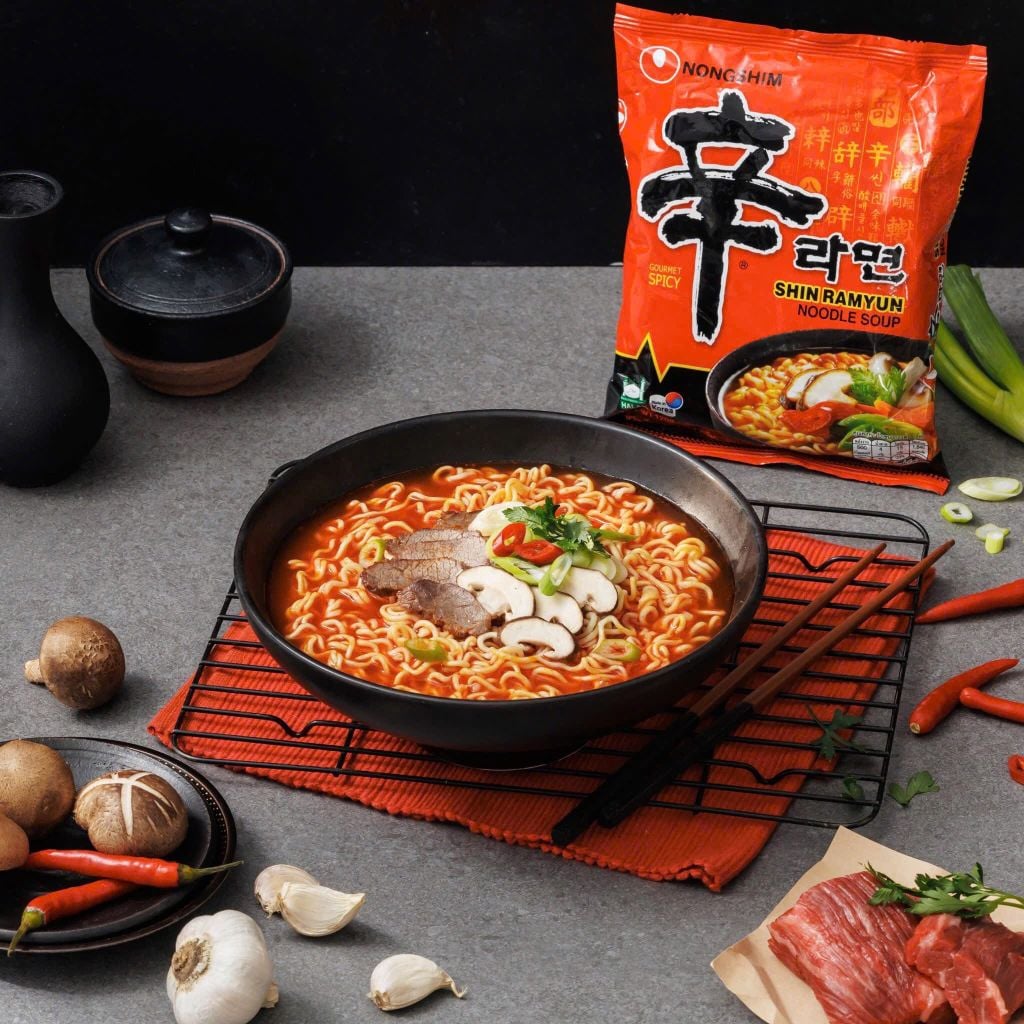 Mua Mì Cay Nongshim Ramyun - Lốc 5 gói