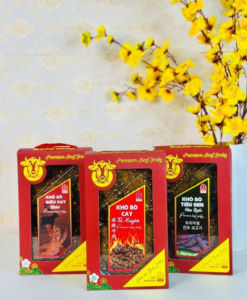 Khô Bò Cao Cấp Cay Tứ Xuyên Cao Cấp - 500G