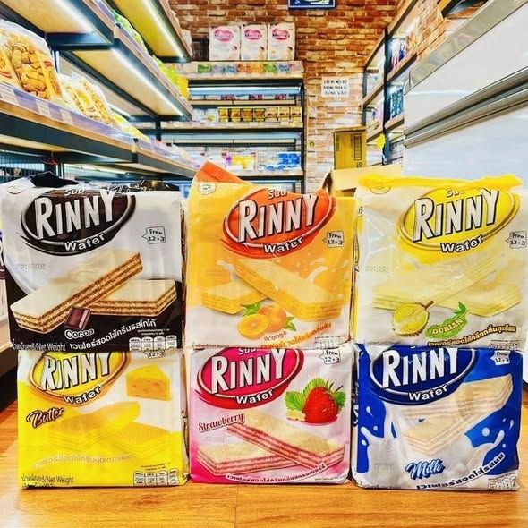 Bánh Xốp Thái Rinny Thái Lan - Lốc 12 Gói