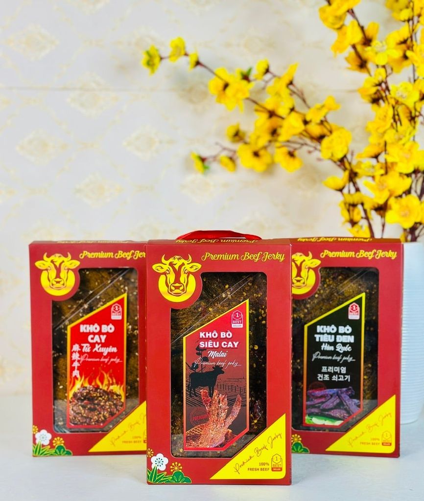 Khô Bò Siêu Cay Malai Cao Cấp - 500G