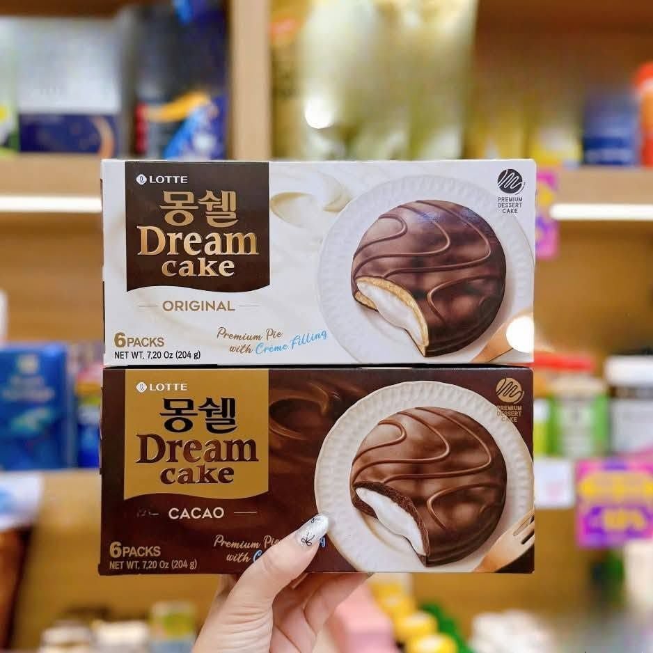 Bánh Chocopie Dream Lotte Hộp 6 Cái - 204g