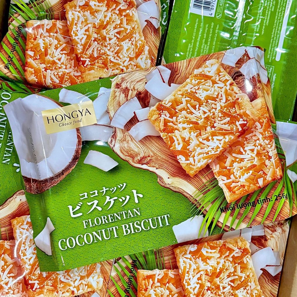 Bánh Quy Dừa Giòn Hongya - 256g