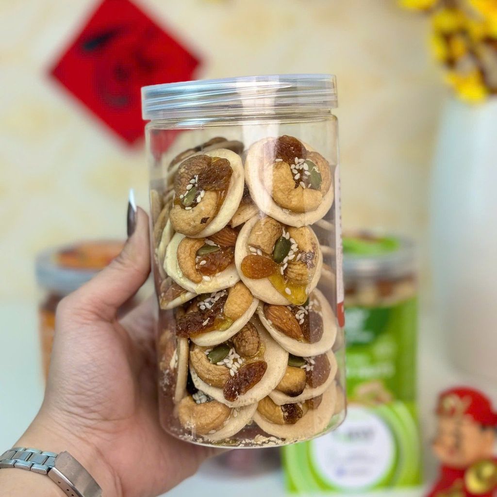 Bánh Đồng Tiền Mix Hạt Gia Hưng – 350g