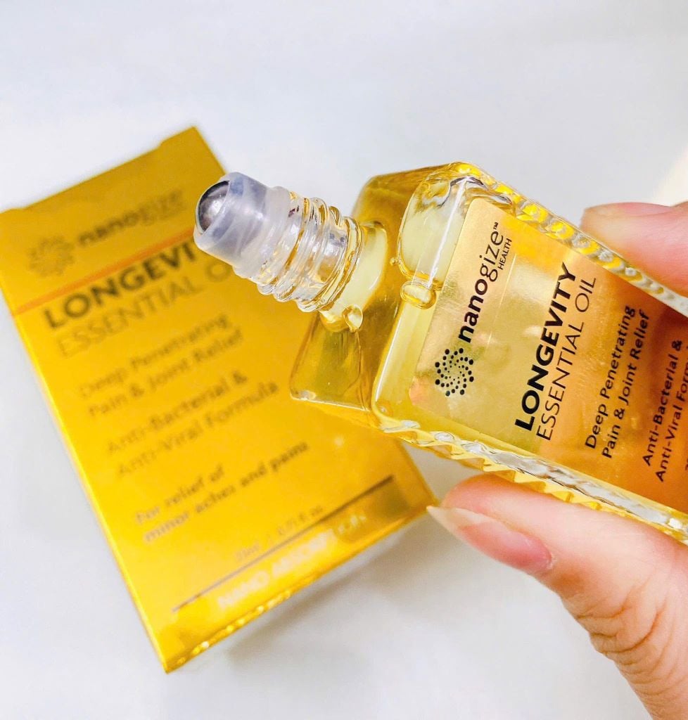 Dầu Lăn Vàng Longevity Essential Oil - 21ml