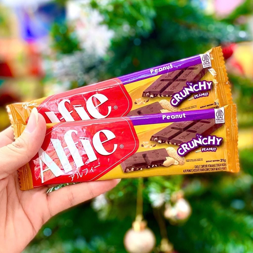 Thanh Socola Glico Alfie Vị Đậu Phộng - 31g