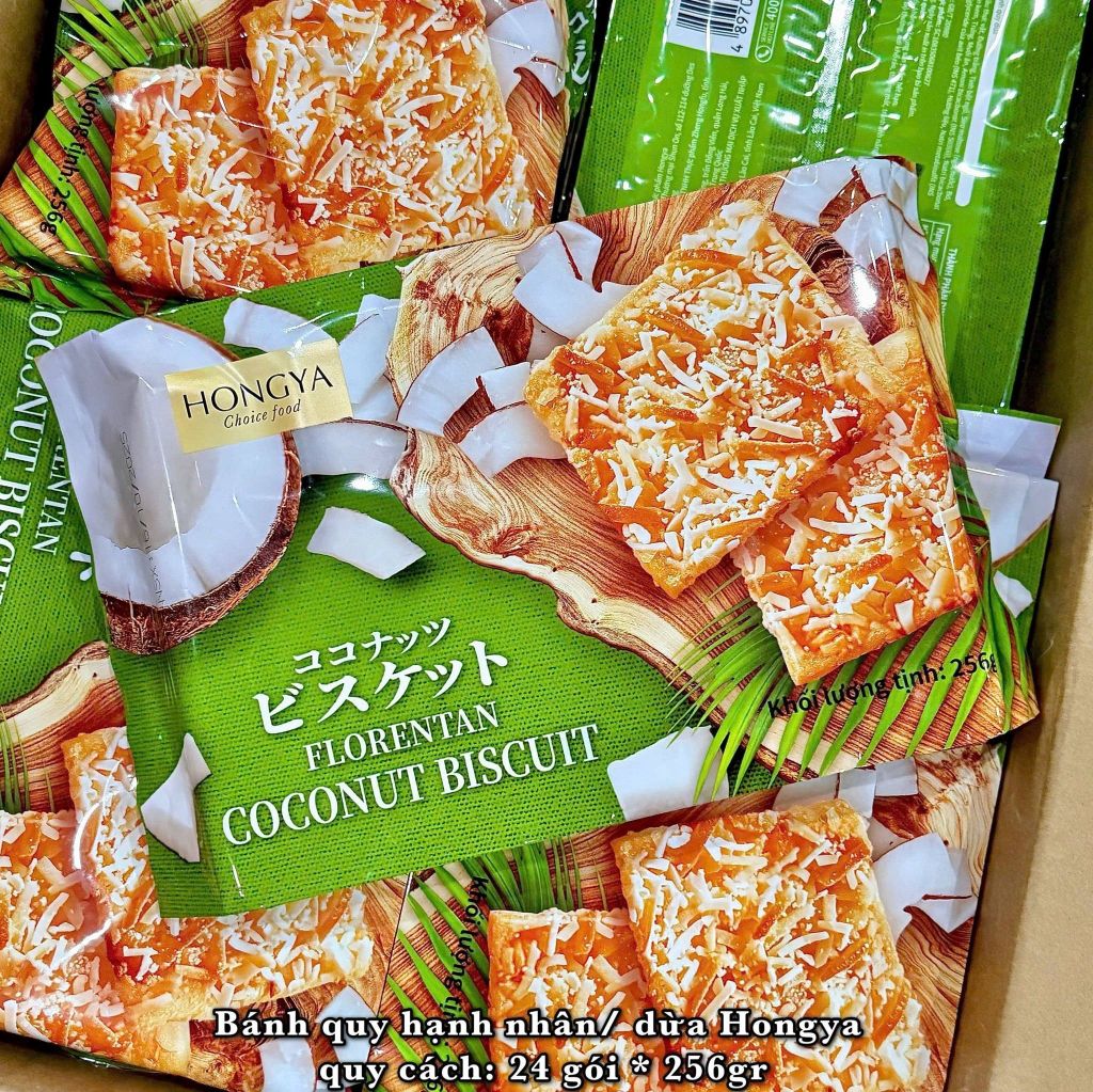 Bánh Quy Dừa Giòn Hongya - 256g