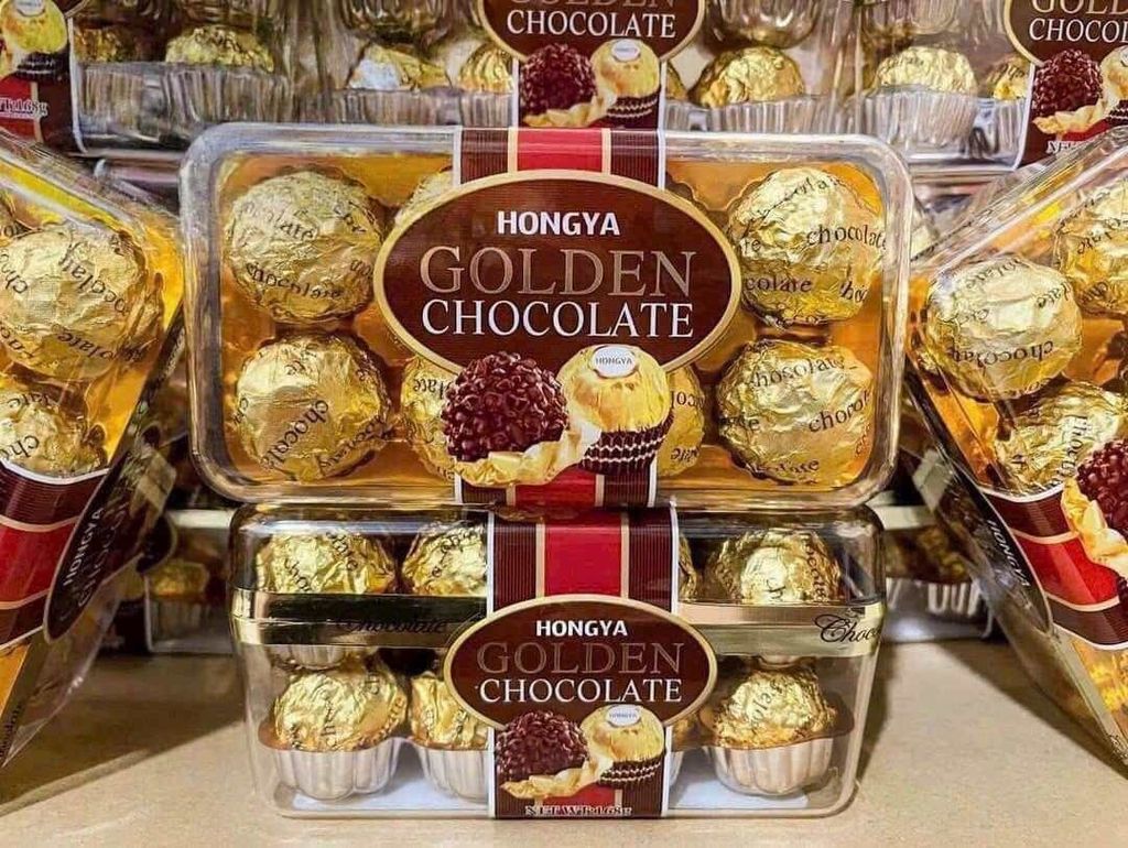 Socola Hongya Golden 2 Tầng - 16 Viên x 168g