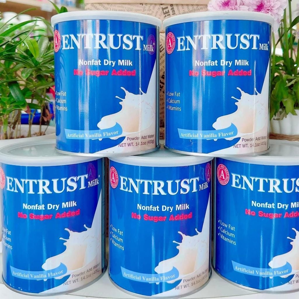 Sữa Bột Không Đường Entrust Mỹ - 400g