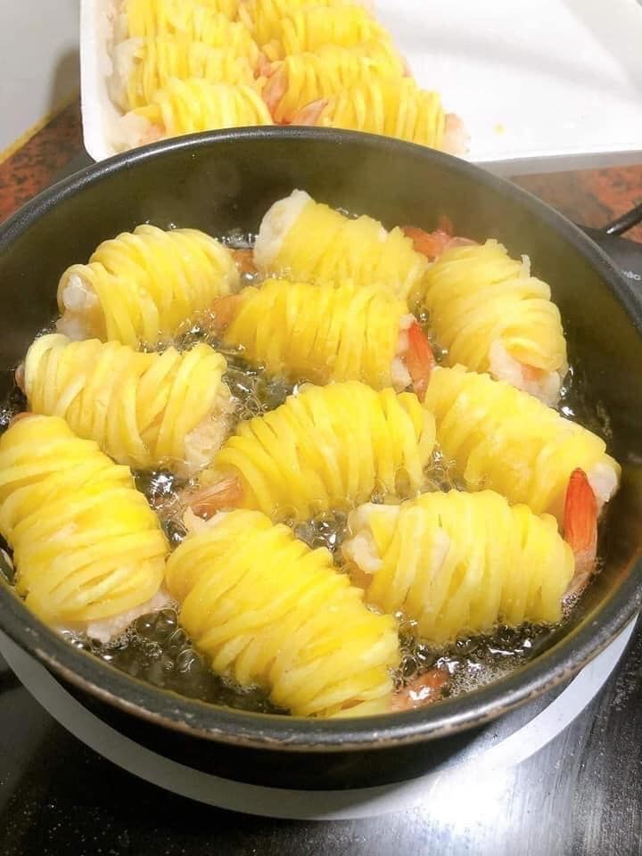 Tôm Cuộn Khoai Tây – Vỉ