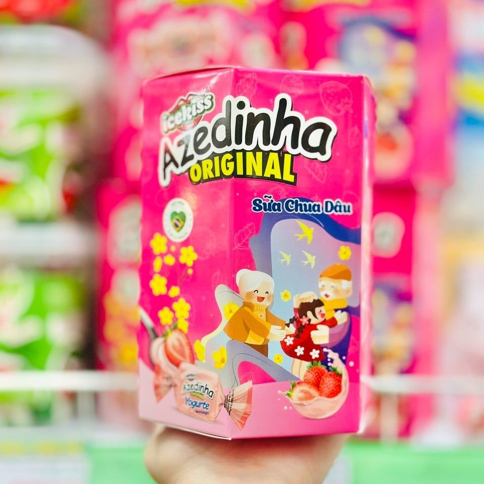 Kẹo Mềm Sữa Chua Hương Dâu Azedinha - 100g
