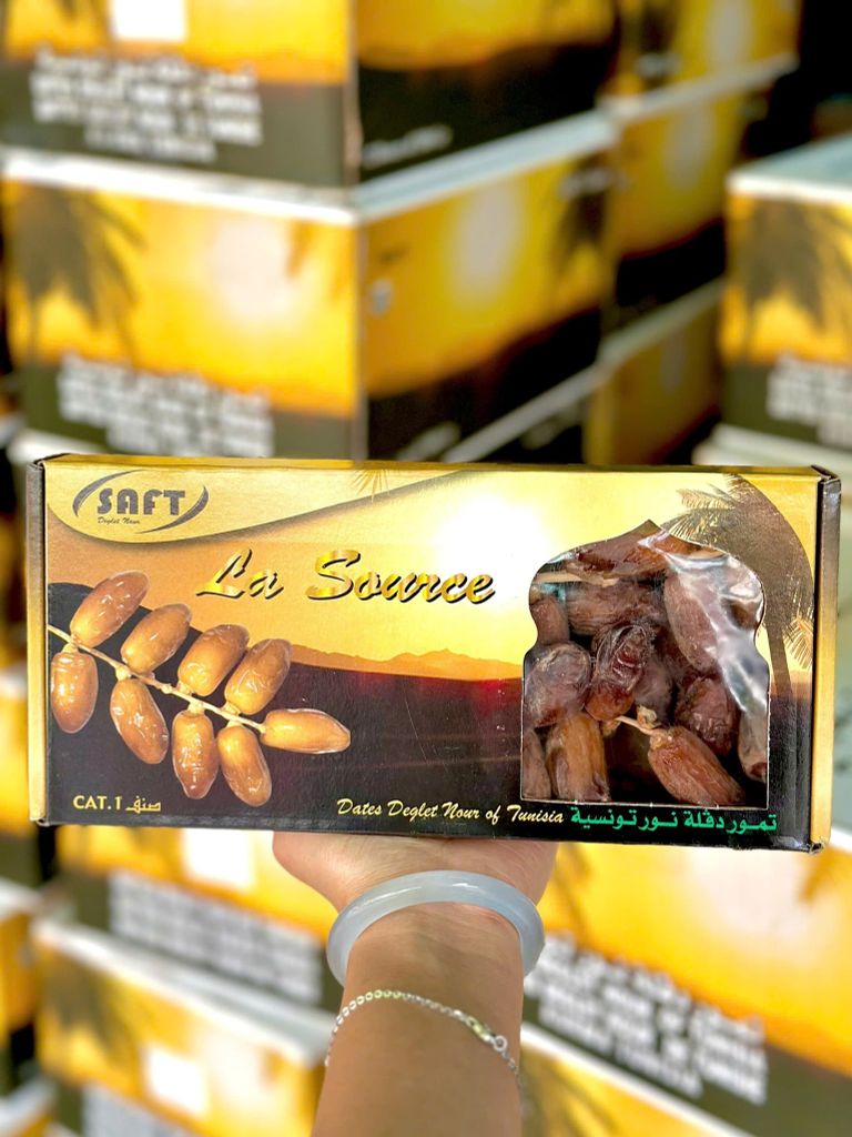 Chà Là Nguyên Cành Tunisia La Source - Hộp 500g