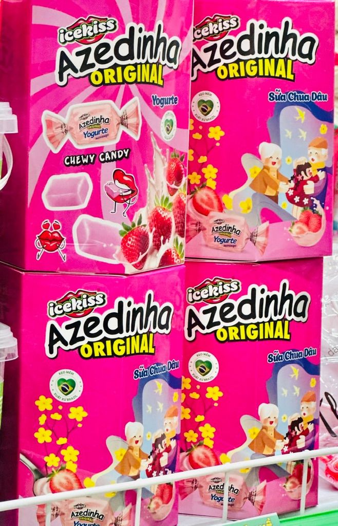 Kẹo Mềm Sữa Chua Hương Dâu Azedinha - 100g