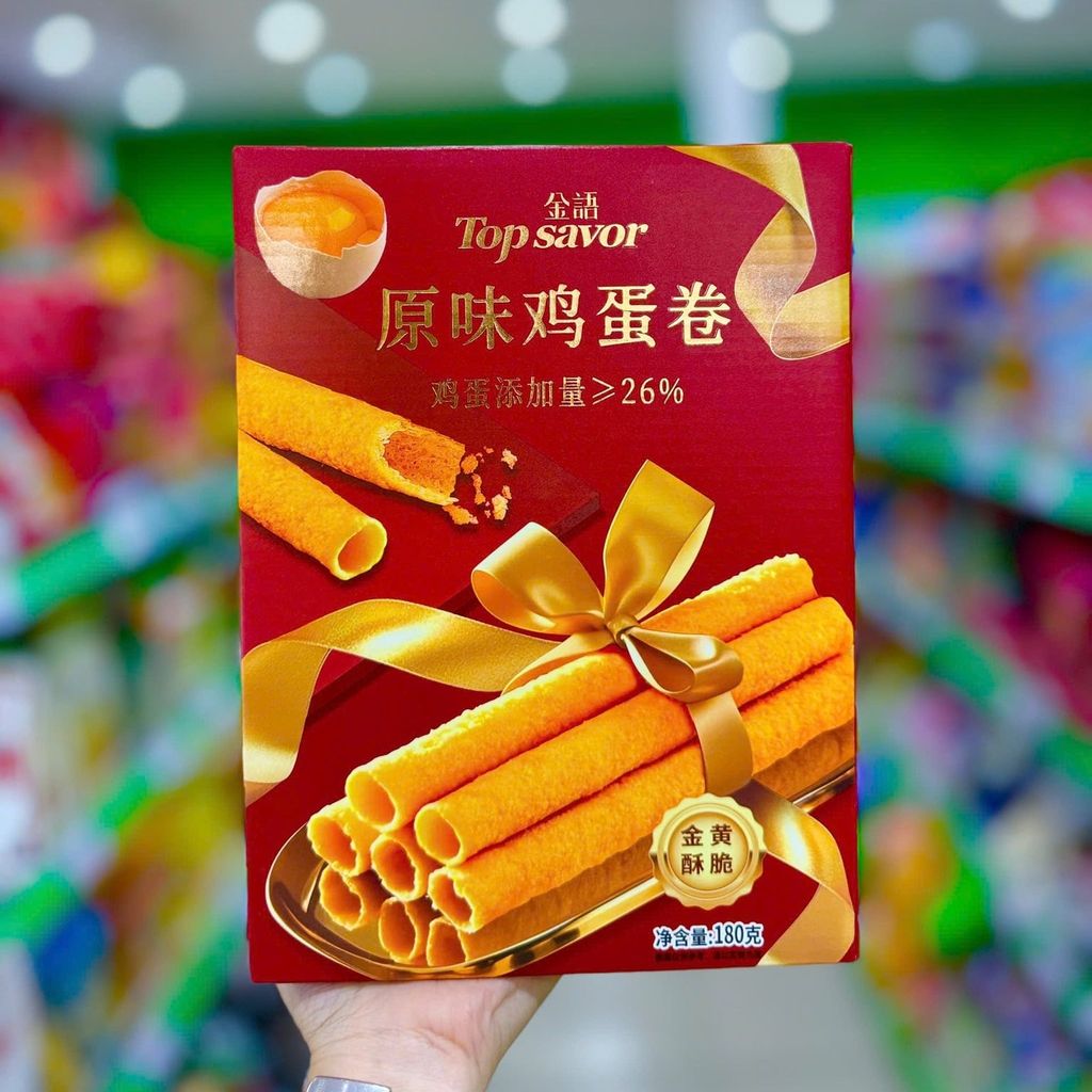 Bánh Trứng Cuộn Top Savor - 180g