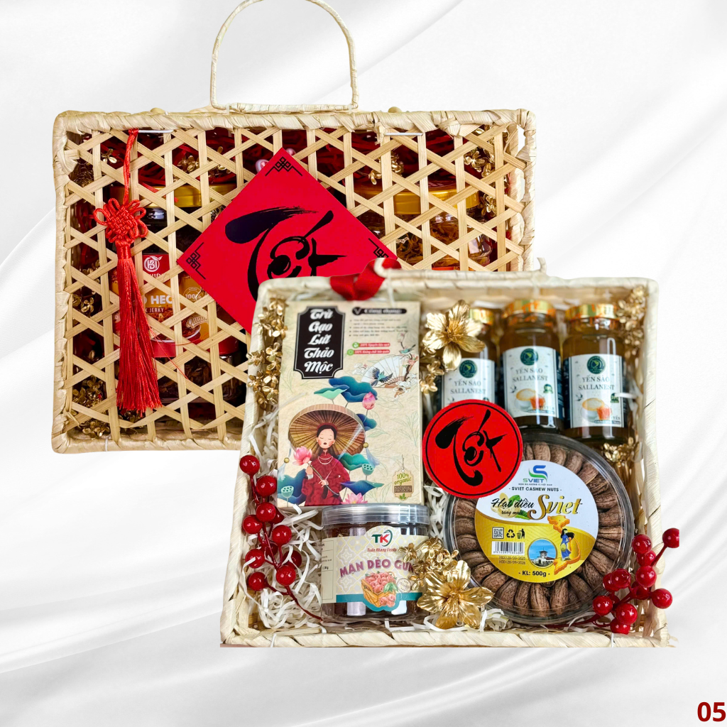 Giỏ Quà Tết Cao Cấp 2026 - Tết Đoàn Viên