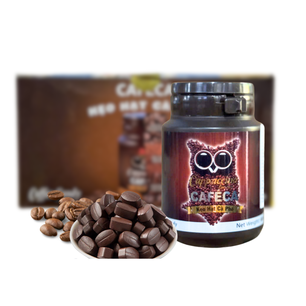 Kẹo Hạt Cà Phê Vị Mocha Và Vị Cà Phê – 60 Viên