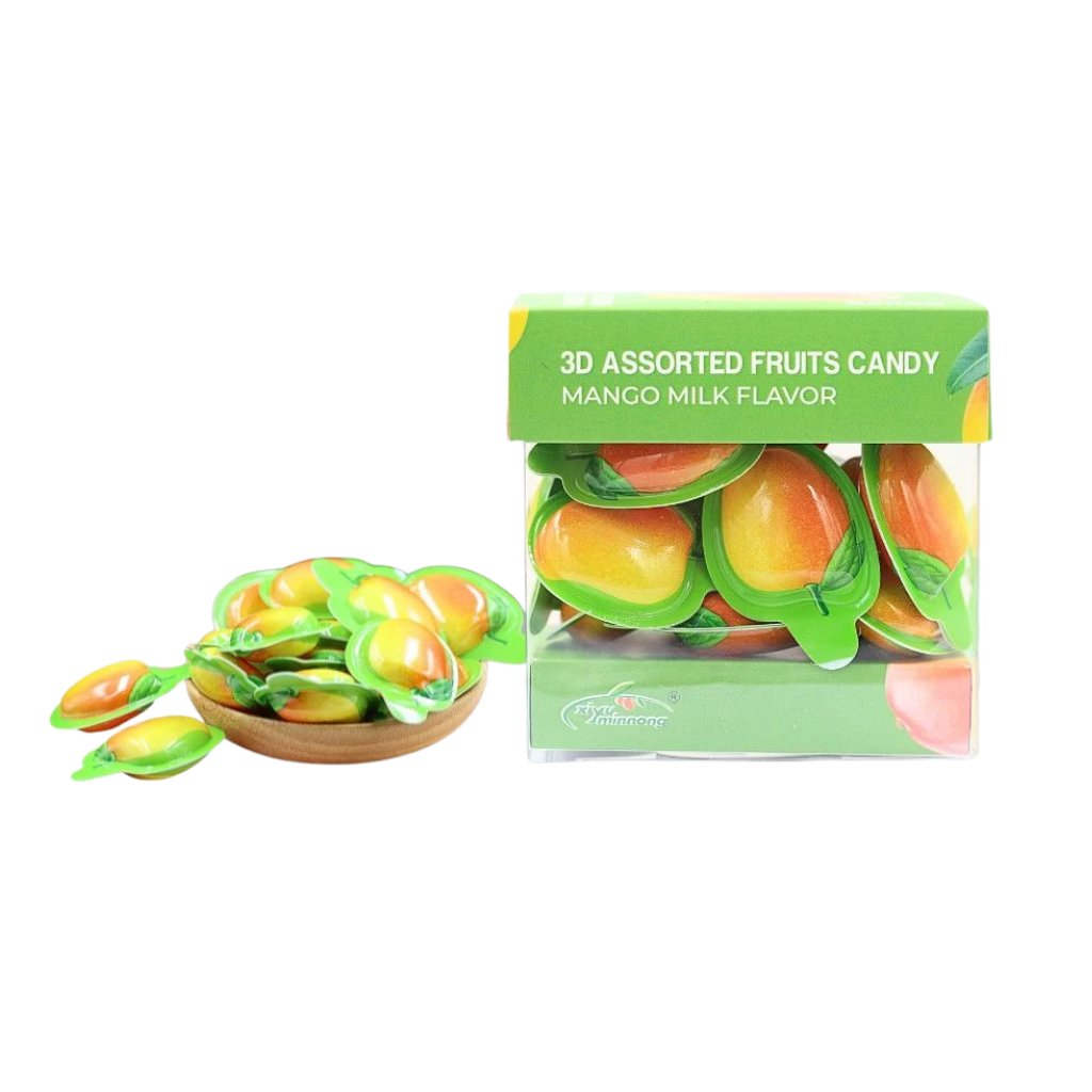 Kẹo Trái Cây 3D Xiyu Minnong – 115g (Sầu riêng & Xoài)