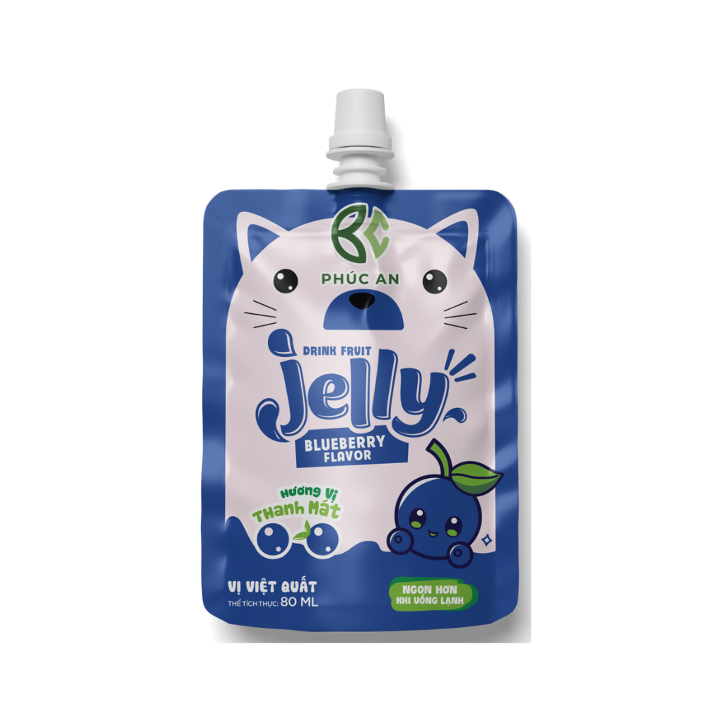 Thạch Uống Trái Cây Jelly Phúc An - 80ML