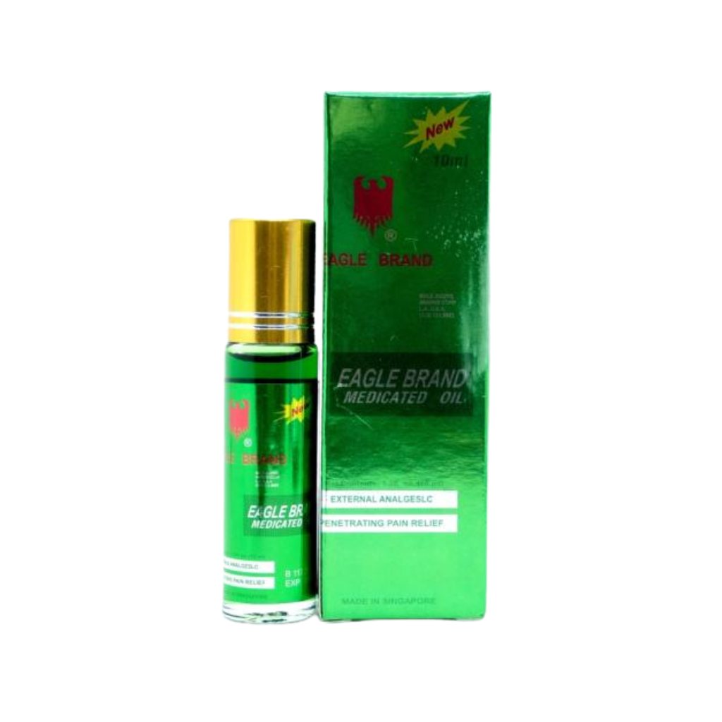 Lăn Dầu Gió Eagle Brand - 10ml (Vàng – Trắng – Xanh)