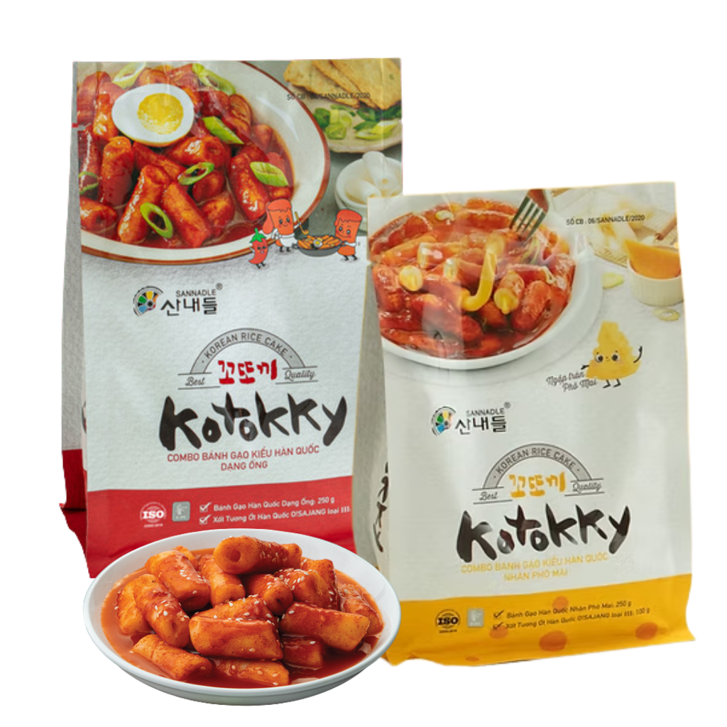 Combo Bánh Gạo Hàn Quốc Sannadle – 350g