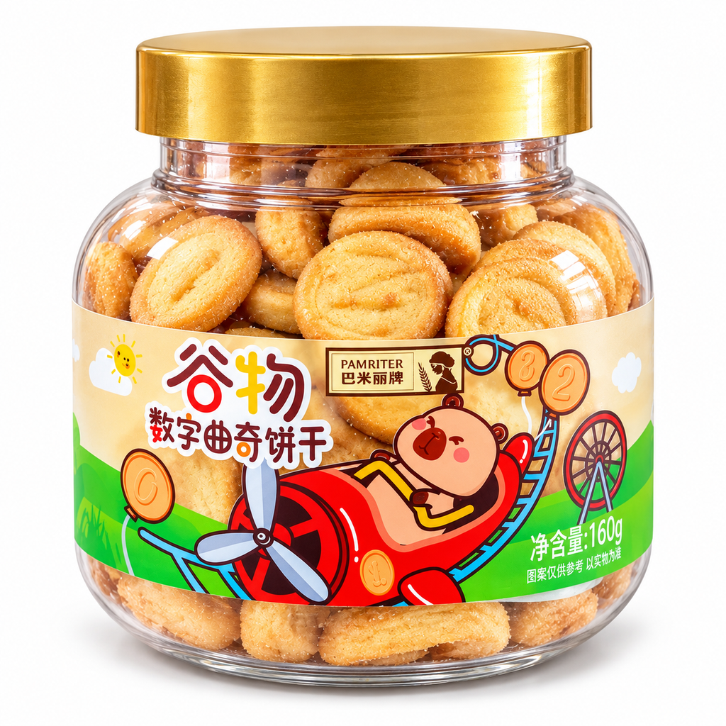 Bánh Quy Sữa Ngũ Cốc Pamiriter - Hộp 130g