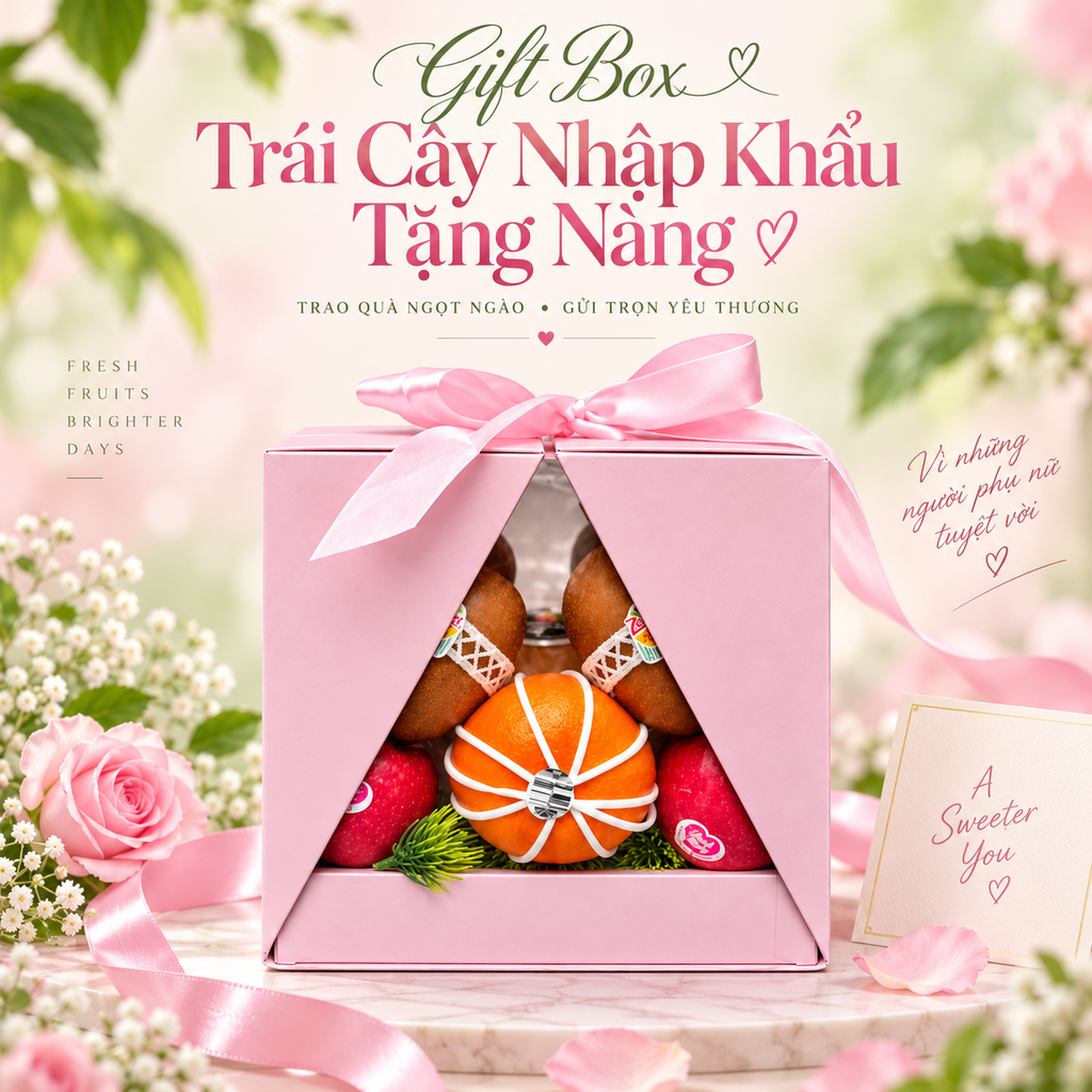Gift Box Trái Cây Nhập Khẩu 20/10